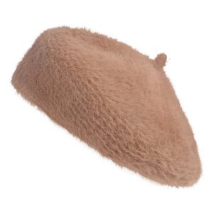 Hats child Ø 23x3 cm Beige synthetic children's hat