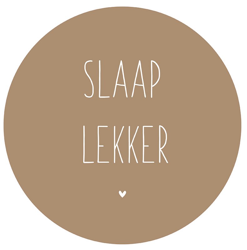 Wall circle sleep well khaki