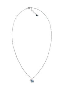 Sterling silver turtle pendant necklace