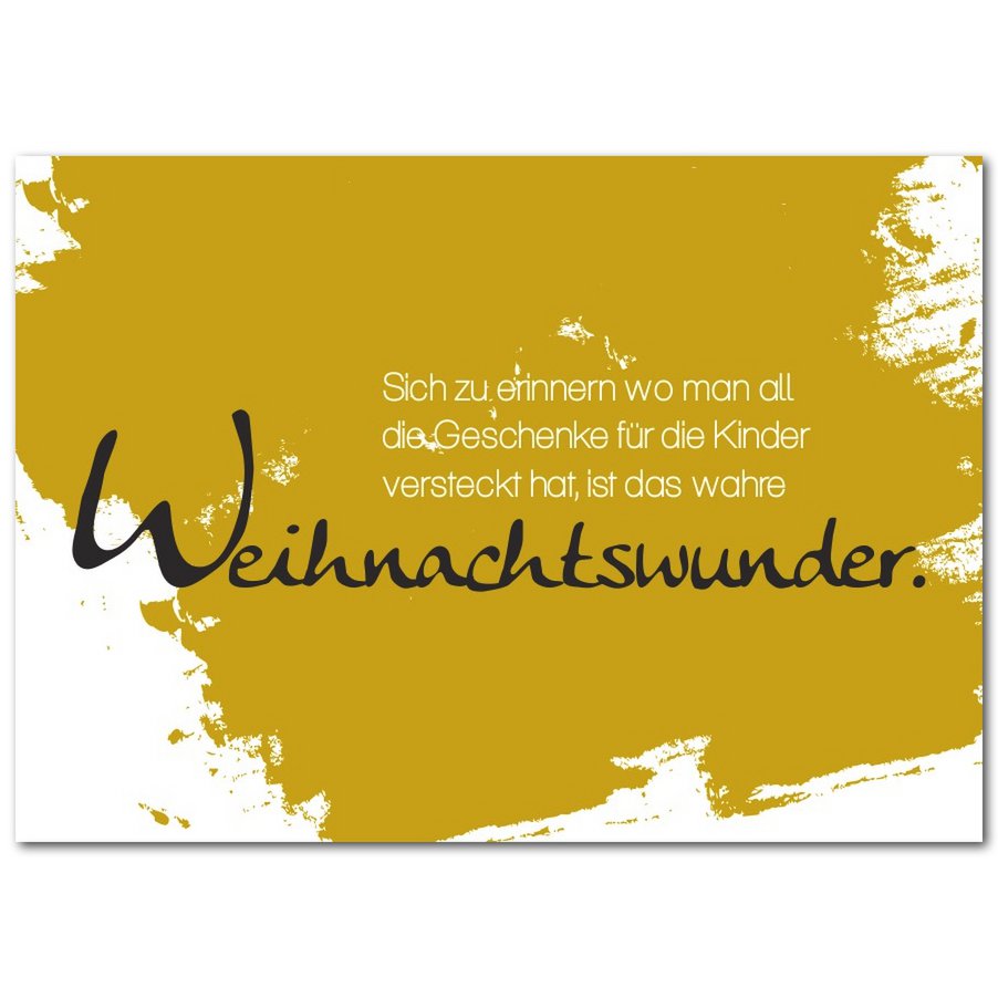 Postkarte "Weihnachtswunder"