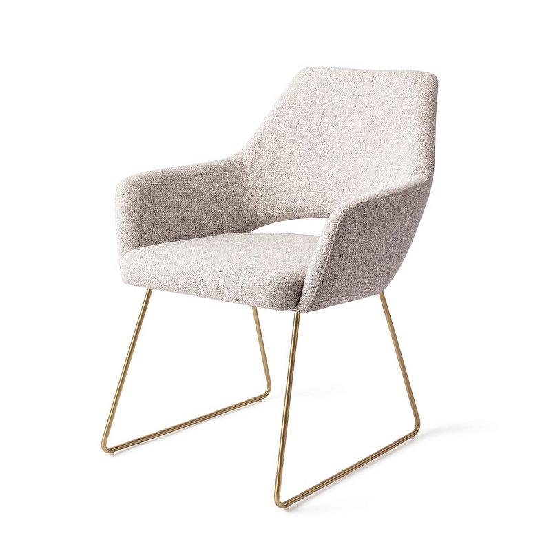 Jesper Home Yanai Dining Chair Slide Gold