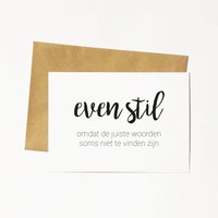 Kaart - Even stil