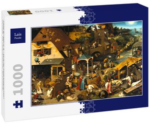 Lais Puzzle Pieter Bruegel de Jonge A. - Serie fotobladachtige schilderijen, De Nederlandse Spreuken 2000 stuks