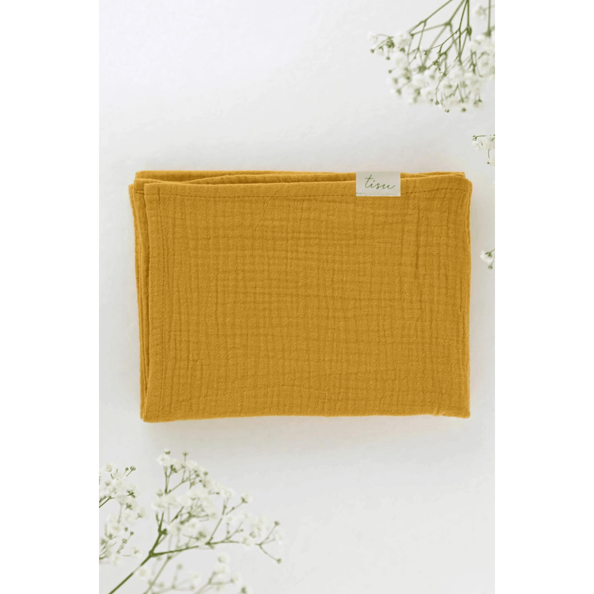 TISU muslin, Mustard Yellow