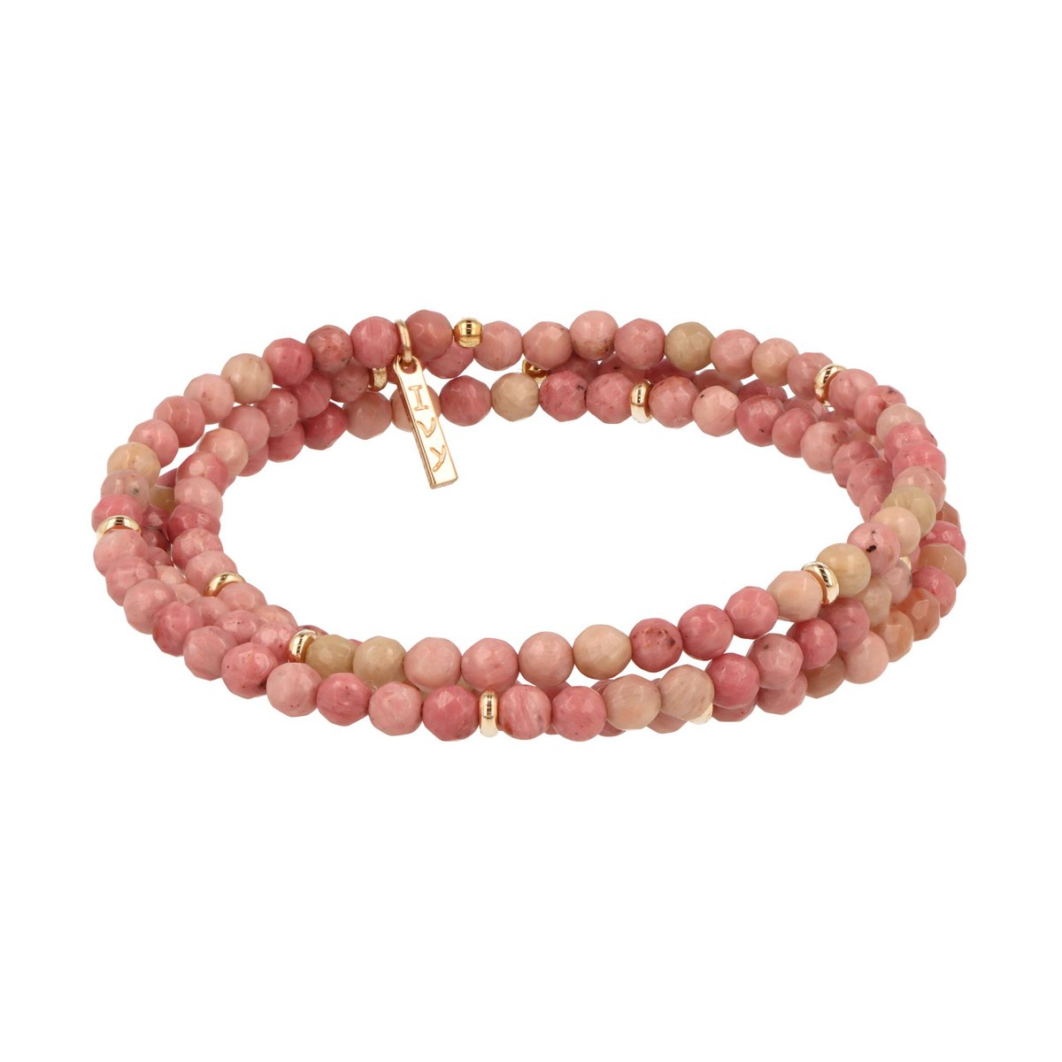 Bracciale triplo Ivy rosa - piccolo