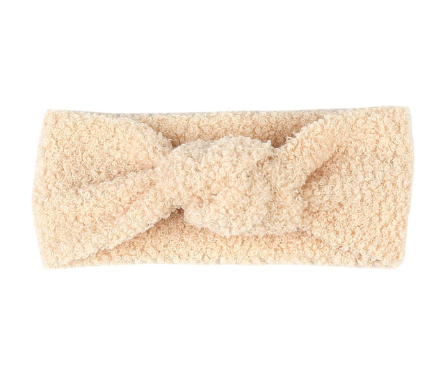 Bandeau Teddy crème