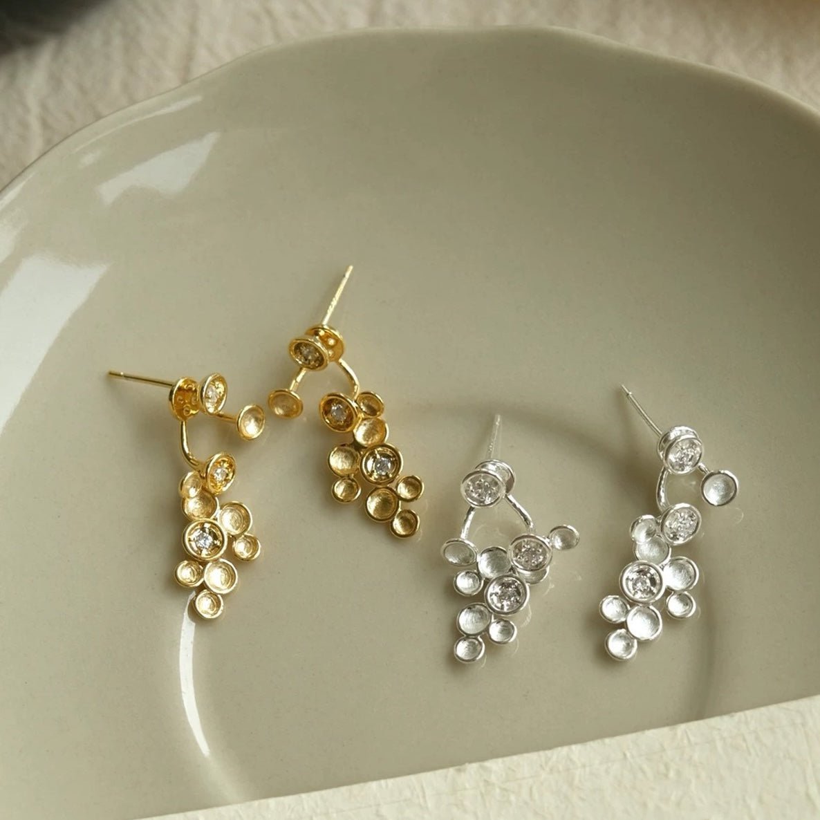 Starlight Orb Statement Earrings