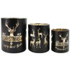 WINDLICHTER JELLY XMAS 3 TEILIGES SET (HOFF6367)