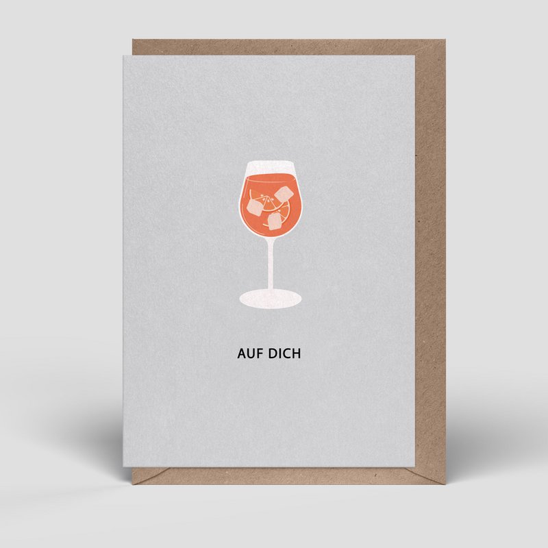 Klappkarte - Geburtstagskarte - Drink - Nr. 258