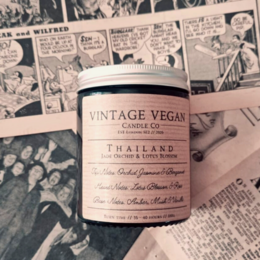 Thailand Jade Orchid and Lotus Blossom Travel Vegan Candle