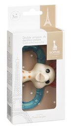 Mordedor doble refrescante Sophie la jirafa en caja regalo blanca