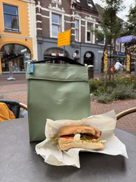 Køleskabskøleren taske foldning frokostpose grøn