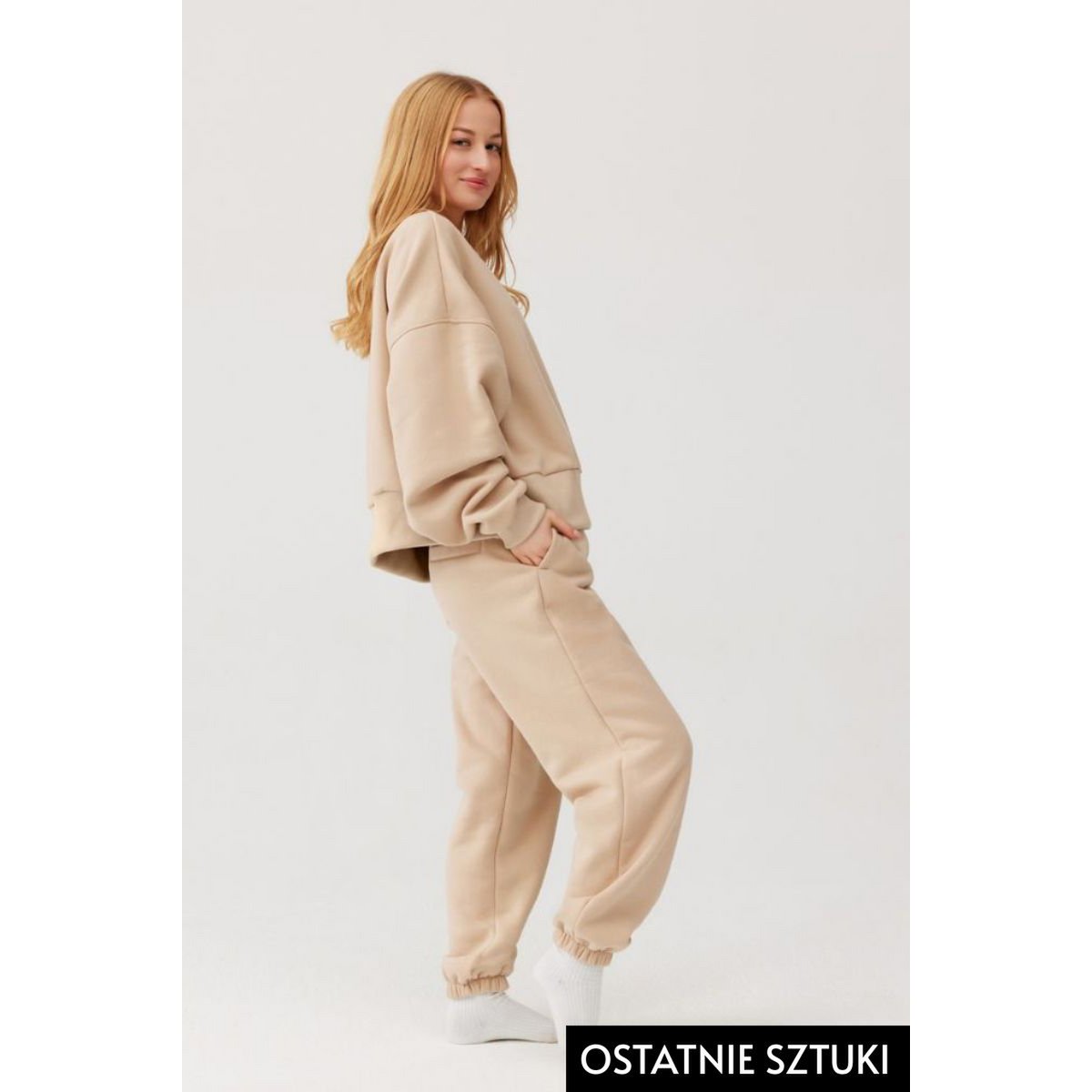 RUBI sweatpants - cotton - beige