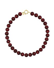 Collana con perline Bubbles - Bordeaux