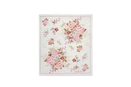 Torchon Flora 17x20 cm Isabelle Rose
