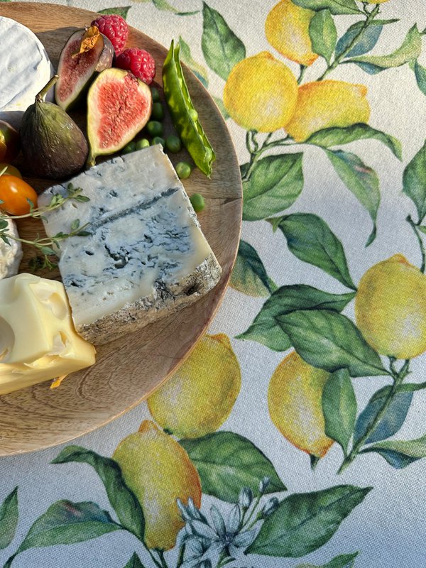 Tablecloth Square/Rectangular, linen-cotton mix, printed | Lemon Linen