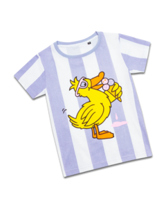 koaa – The Duck Ice Cream Stripes – T-Shirt white/purple