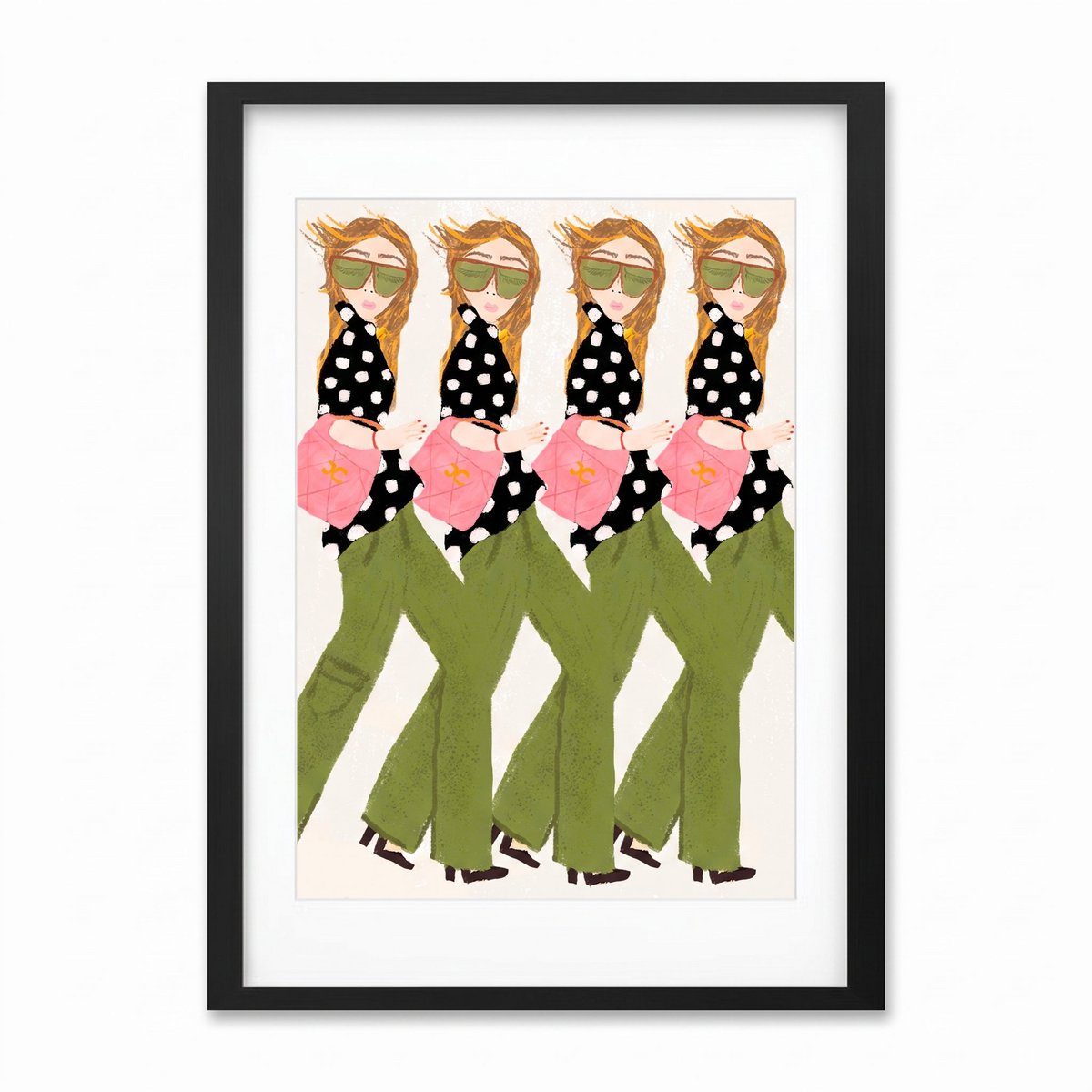 Runway Girls Kunstdruck
