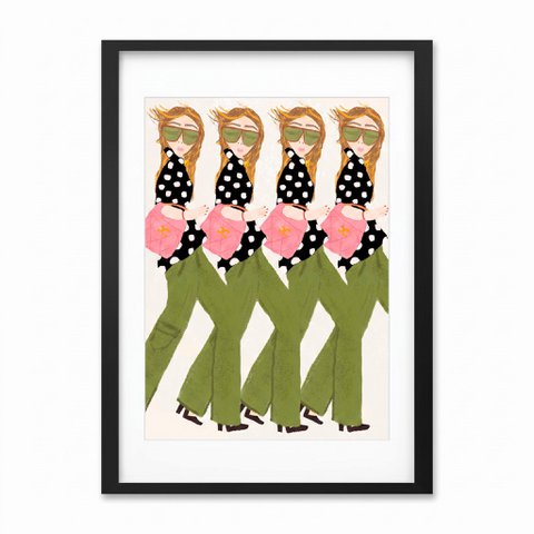Runway Girls Art Print