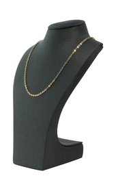 Biust (seria dekoracyjna Soft), pokryty PU, 14,5 cm, czarny