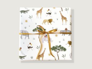 "Safari" wrapping paper
