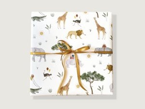 "Safari" wrapping paper