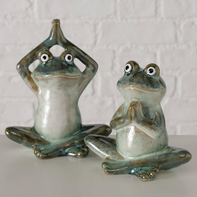 Boltze Home Figur Steffo frø H14cm