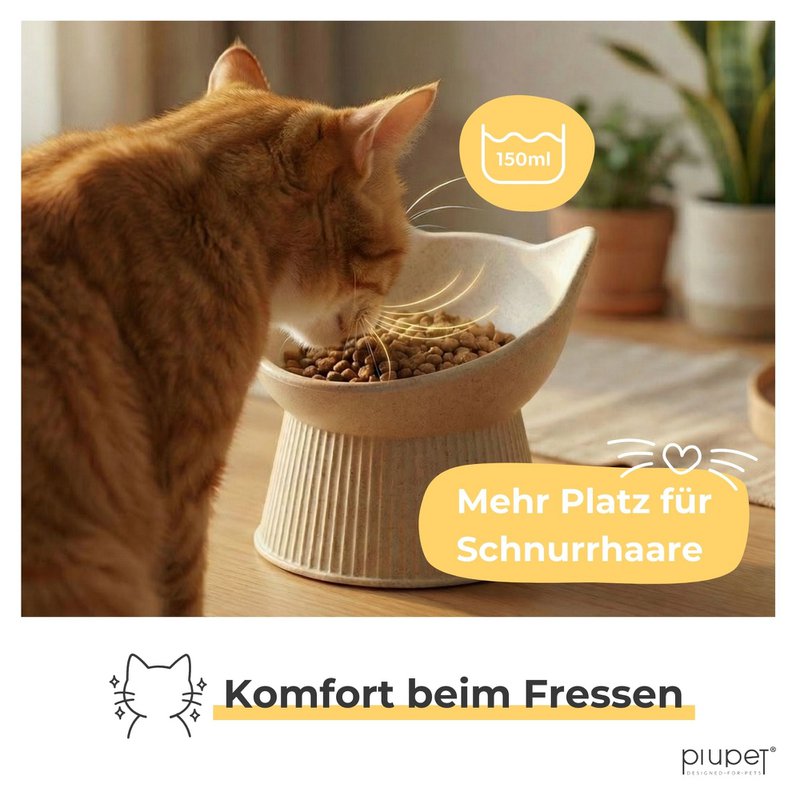 Raised cat bowl "ALMA"