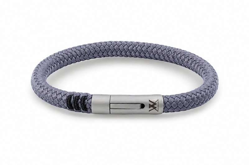 Pulsera de cuerda 6mm - Colección Ruyter | Edición plata