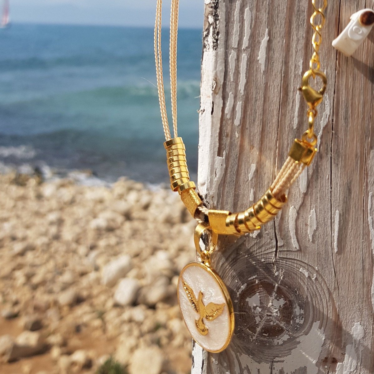 COLLIER CORAZUL "ESPIRITO SANTO"