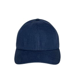 Gorra de béisbol de lino azul marino - Gorra minimalista refinada | Estructura blanda | Diseño de CacheMio®