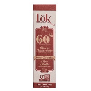 Dunkle Schokoladenbar | 60% Cacao | 35G