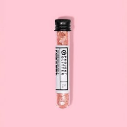 Shimmering pink eco-friendly glitter makeup for face and body. Vegan, cruelty-free, and sustainable.