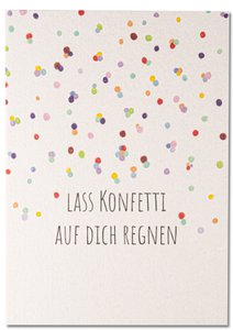 Confetti rain
