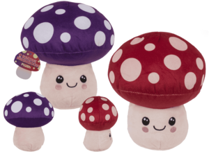 Plüsch Kawaii Pilz, 20 cm,