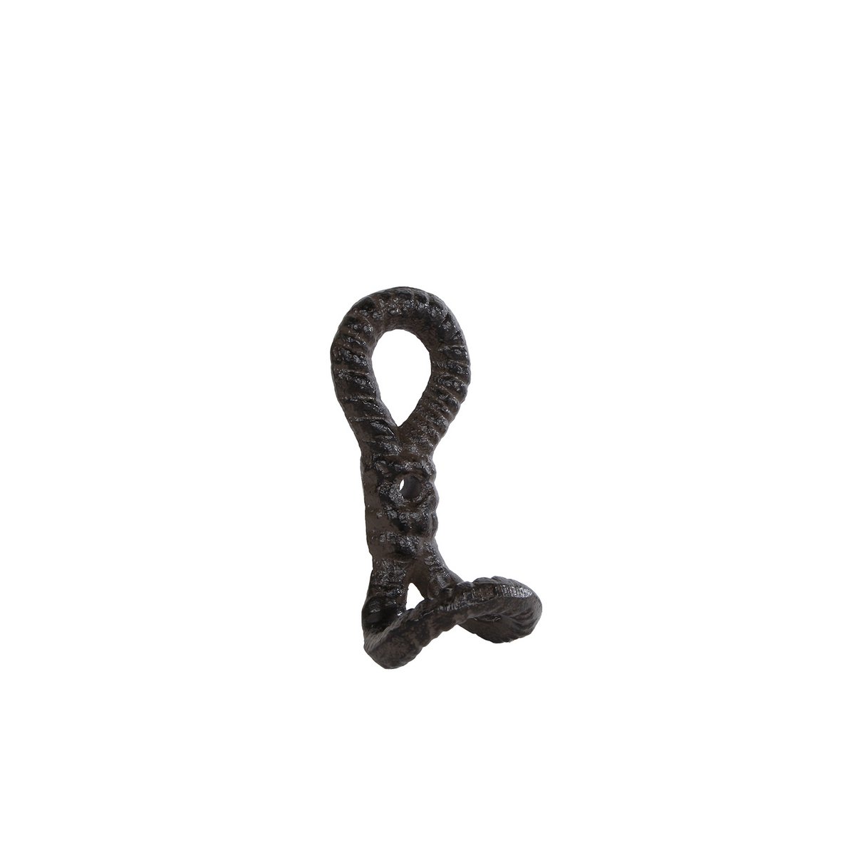 Wall hook Rope Loop S brown metal