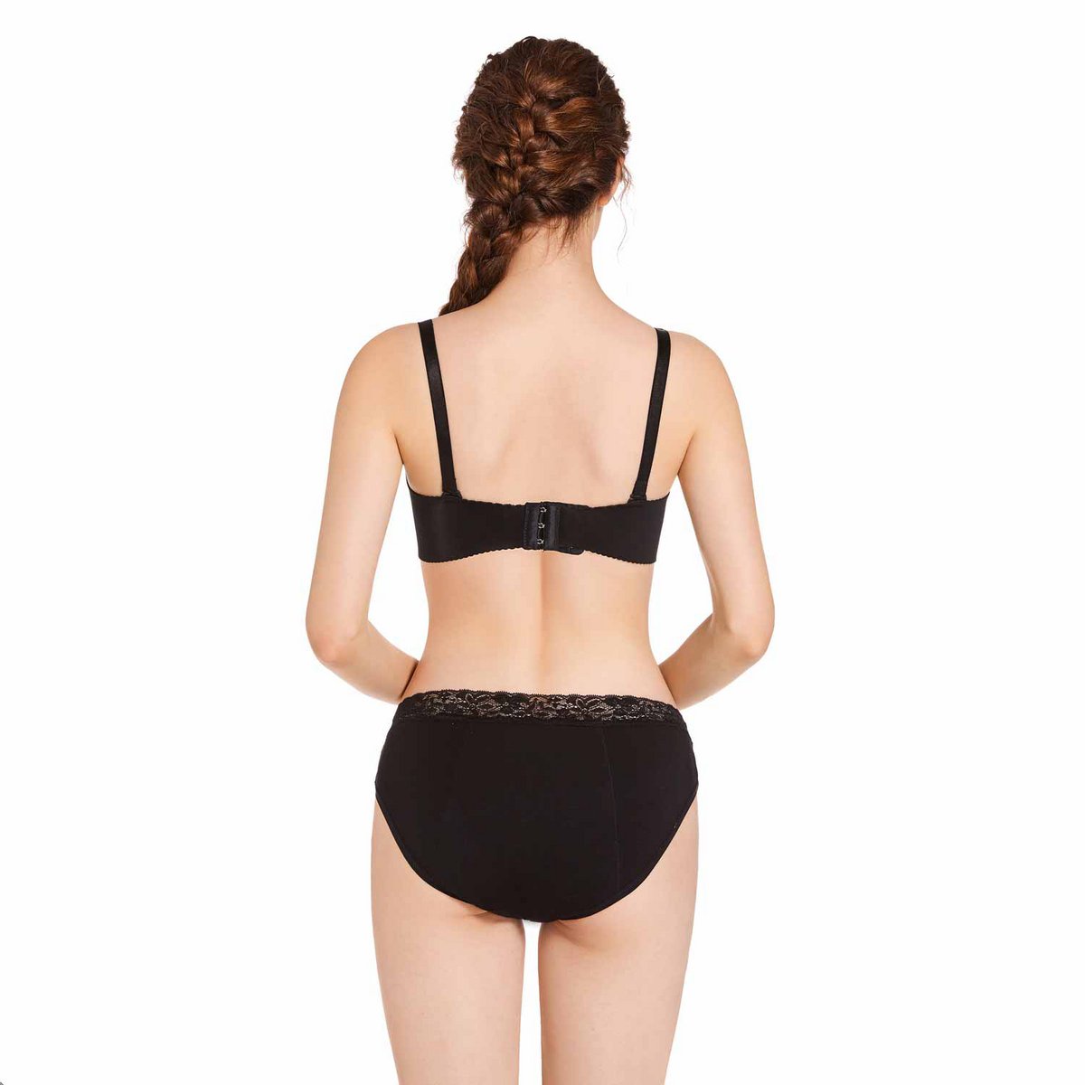 Bamboozy Menstrual Underwear Style 3 Mid-Hip Daisy