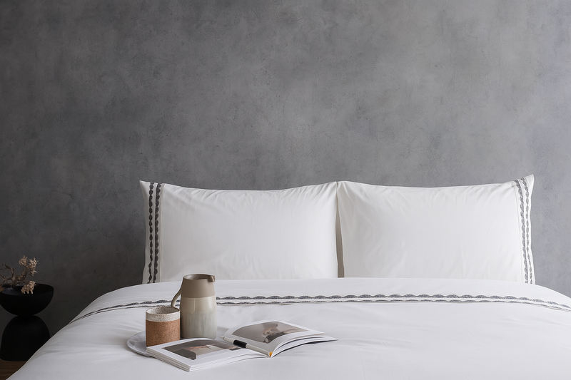 Shiloh Pillowcase made from 100% long staple cotton percale, set of 2