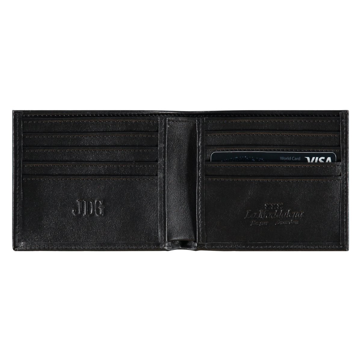 Leather wallet - black