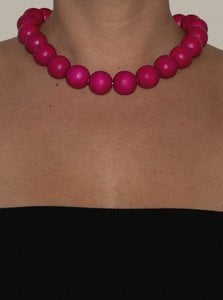 Posie Bold Necklace | Fuchsia