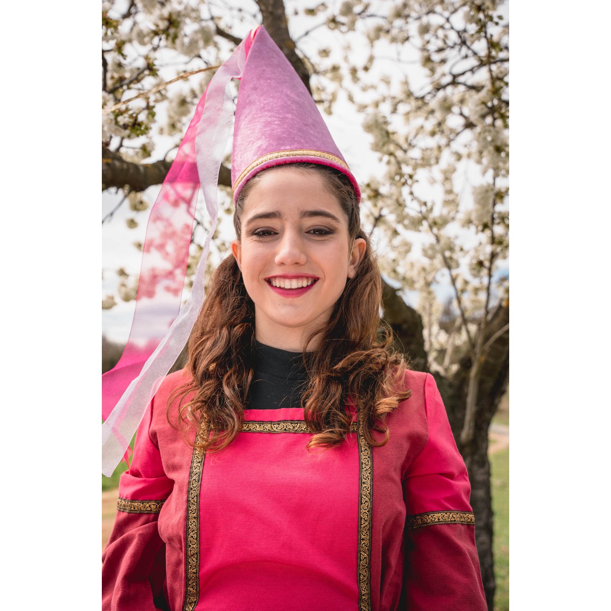 VESTIDO SEÑORA ROSA