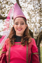 VESTIDO SEÑORA ROSA