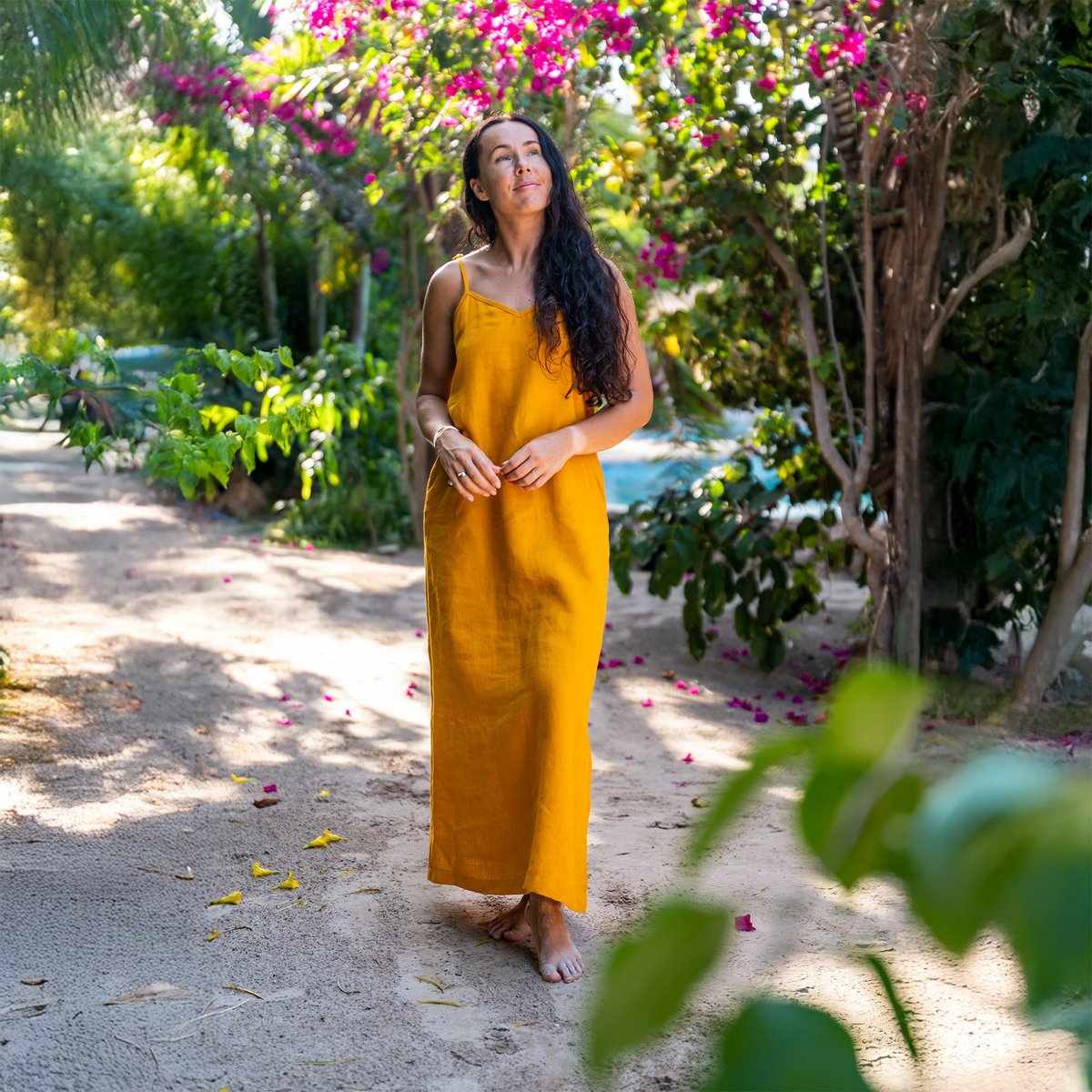 Maxi Slip Dress Livia