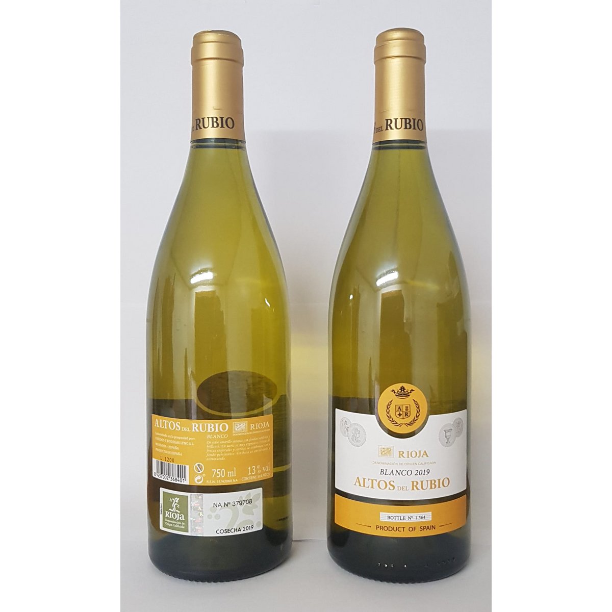 Witte wijn D.O.Ca. Rioja Altos del Rubio