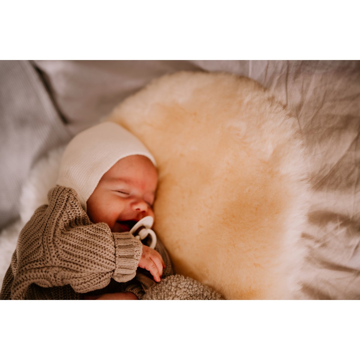 Sheepskin medicinally tanned for baby and child - M