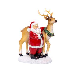 SantaScene Santa Led 12x19x26cm