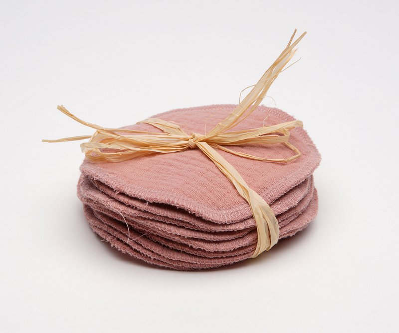 Muslin make-up removal pads (set of 10)