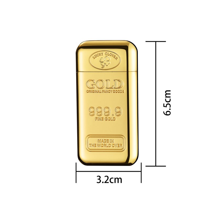 Briquet jetflame Goldbar