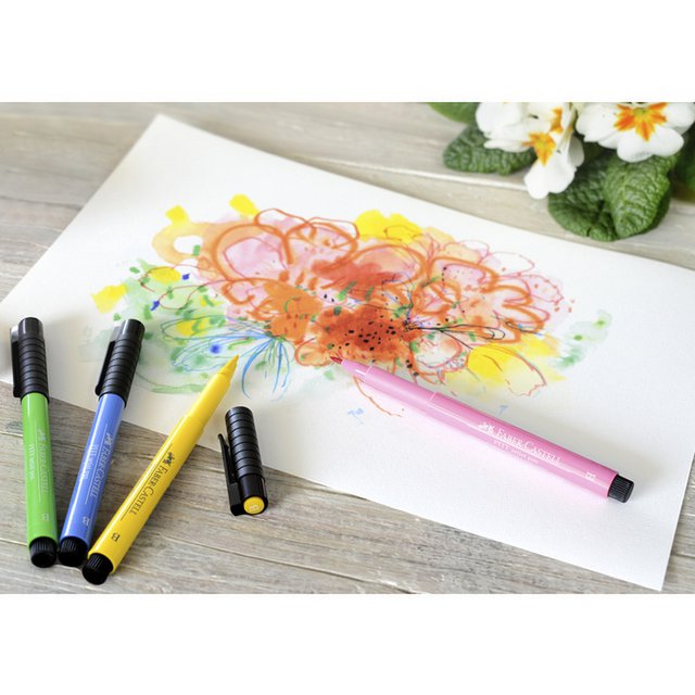 Zeichenmarker FC Pitt Artist Pen Pinselset 12 Stück Graustufen