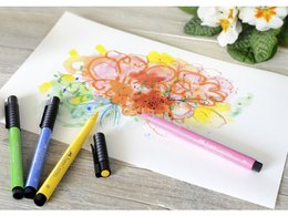 Zeichenmarker FC Pitt Artist Pen Pinselset 12 Stück Graustufen